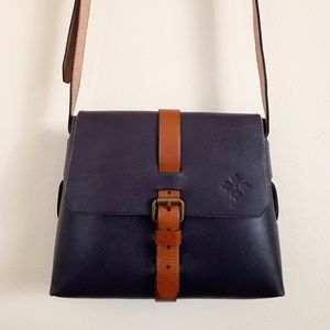 Patricia Nash Leather Crossbody Satchel